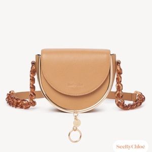 See By Chloe Mara Evening bag Beige Gold